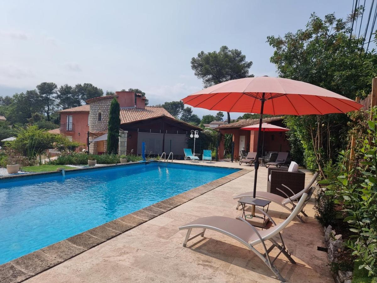 Mas D'Azur Bed & Breakfast Roquefort-les-Pins Exterior foto