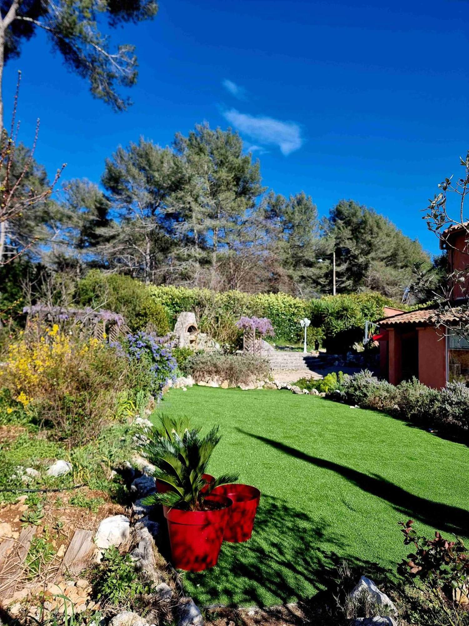 Mas D'Azur Bed & Breakfast Roquefort-les-Pins Exterior foto